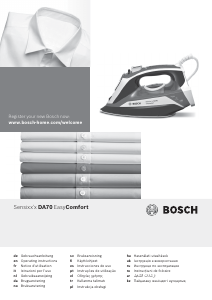 Manual Bosch TDA70EASYP Sensixxx EasyComfort Fier de călcat