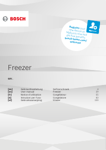 Manual Bosch GIV21AFE0 Freezer