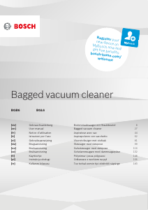 Manual Bosch BGL6PET1 Vacuum Cleaner