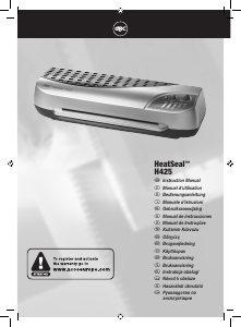 Manual de uso GBC HeatSeal H425 Plastificadora