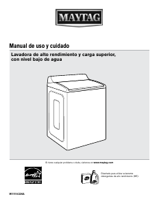 Manual de uso Maytag 7MMVWB855EC Lavadora