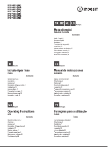 Mode d’emploi Indesit IPG 751 S (BK) Table de cuisson