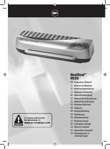 Käyttöohje GBC HeatSeal H520 Pinnoituskone