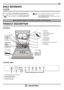 Manual Ariston LIE2C19 AUS Dishwasher