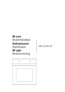 Bruksanvisning BEKO OIM 22500 XP Ovn