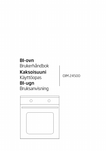 Käyttöohje BEKO OIM 24500 B Uuni