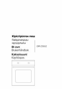 Käyttöohje BEKO OIM 25602 X Uuni