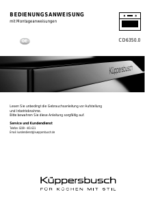 Bedienungsanleitung Küppersbusch CD6350.0S1 Backofen