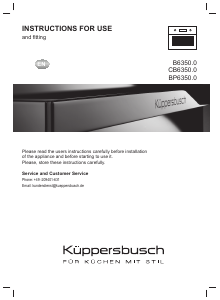 Manual Küppersbusch CB6350.0S1 Oven