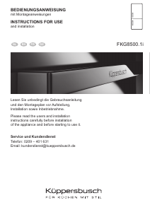 Manual Küppersbusch FKG8500.1i Fridge-Freezer