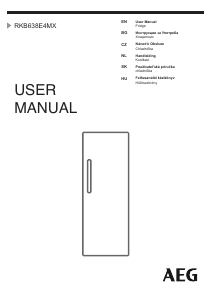 Manual AEG RKB638E4MX Refrigerator