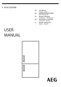 Manual AEG RCB732D5MX Fridge-Freezer