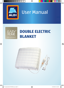 Manual EasyHome GT-HUB-02-UK Electric Blanket