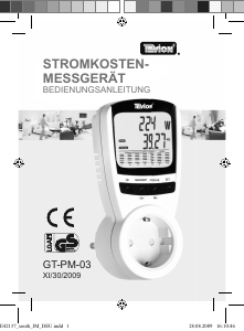 Bedienungsanleitung Tevion GT-PM-03 Stromzähler