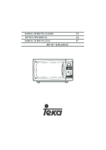 Manual de uso Teka MP 20.1 G Microondas