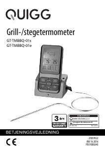 Brugsanvisning Quigg GT-TMBBQ-01s Madtermometer