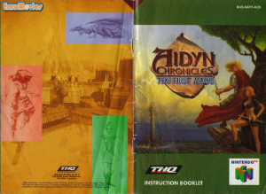 Manual Nintendo N64 Aidyn Chronicles - The First Mage