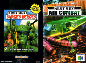 Manual Nintendo N64 Army Men - Air Combat
