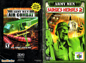 Manual Nintendo N64 Army Men - Sarges Heroes 2