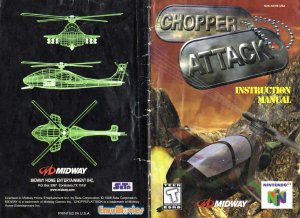 Manual Nintendo N64 Chopper Attack
