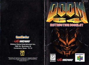 Handleiding Nintendo N64 Doom 64