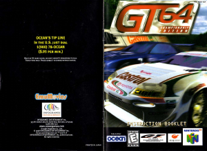 Handleiding Nintendo N64 GT64 - Championship Edition