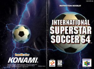 Handleiding Nintendo N64 International Superstar Soccer 64
