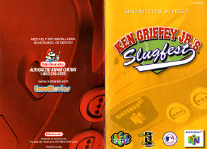 Handleiding Nintendo N64 Ken Griffey Jr.s Slugfest