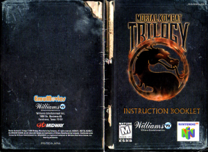Handleiding Nintendo N64 Mortal Kombat Trilogy
