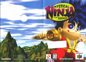 Handleiding Nintendo N64 Mystical Ninja Starring Goemon