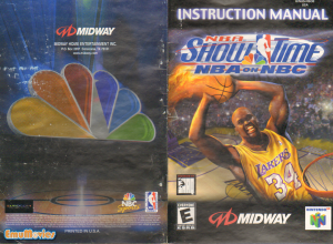 Handleiding Nintendo N64 NBA Showtime - NBA on NBC