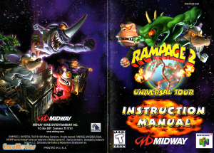 Handleiding Nintendo N64 Rampage 2 - Universal Tour