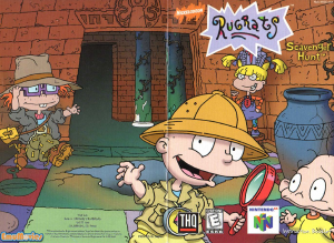 Manual Nintendo N64 Rugrats - Scavenger Hunt