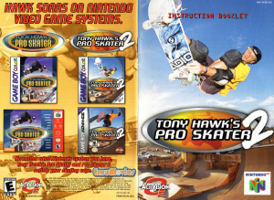 Manual Nintendo N64 Tony Hawks Pro Skater 2