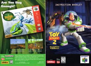 Manual Nintendo N64 Toy Story 2