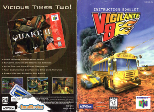 Manual Nintendo N64 Vigilante 8