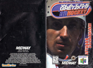 Manual Nintendo N64 Wayne Gretzkys 3D Hockey