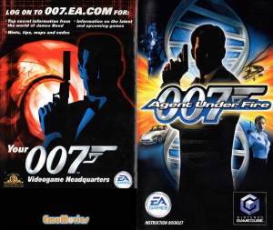 Manual Nintendo GameCube 007 - Agent Under Fire