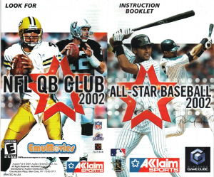 Manual Nintendo GameCube All-Star Baseball 2002