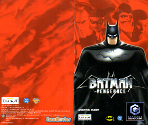 Manual Nintendo GameCube Batman - Vengeance
