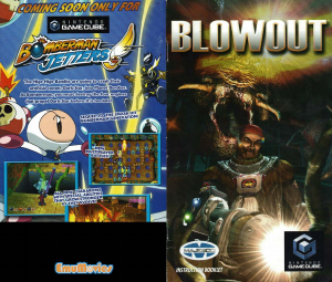 Manual Nintendo GameCube Blowout