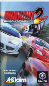Manual Nintendo GameCube Burnout 2 - Point of Impact