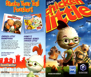 Handleiding Nintendo GameCube Chicken Little