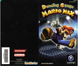 Manual Nintendo GameCube Dancing Stage - Mario Mix