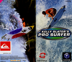Manual Nintendo GameCube Kelly Slaters Pro Surfer
