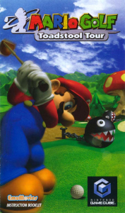 Manual Nintendo GameCube Mario Golf - Toadstool Tour