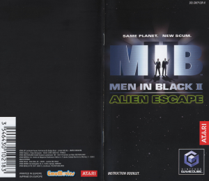 Manual Nintendo GameCube Men in Black II - Alien Escape