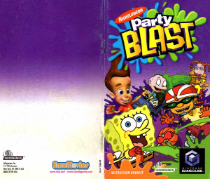 Manual Nintendo GameCube Nickelodeon Party Blast