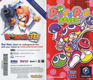 Manual Nintendo GameCube Puyo Pop Fever