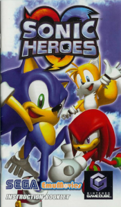 Manual Nintendo GameCube Sonic Heroes